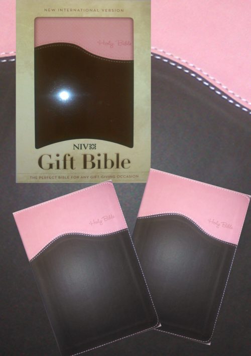 NIV Gift Bible Pink Chocolate Duo-tone