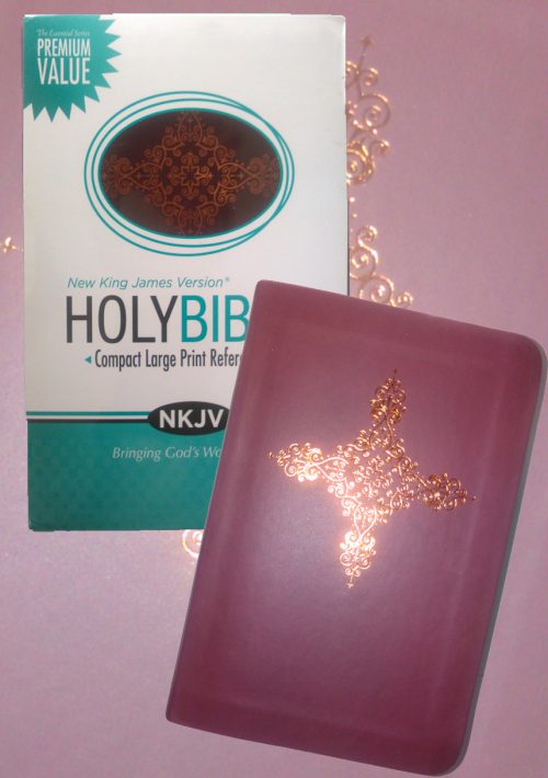 NKJV Compact Large Print Reference Bible Burg