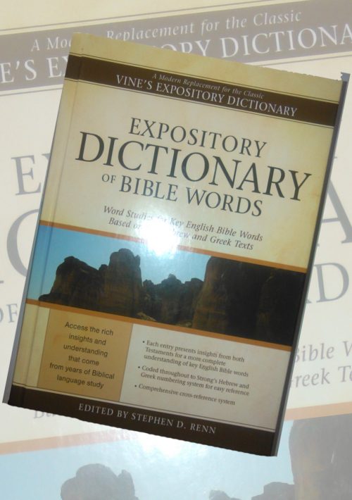 Vine’s Expository Dictionary – Expository Dictionary of Bible Words 1 Vine's Expository Dictionary - Expository Dictionary of Bible Words